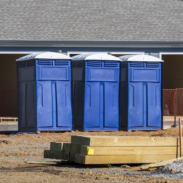 can i customize the exterior of the portable restrooms with my event logo or branding in Palmyra